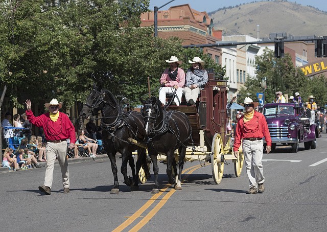 Photo:Golden Colorado USA 2016 Buffalo Bill Days Stagecoach Parade Escorts