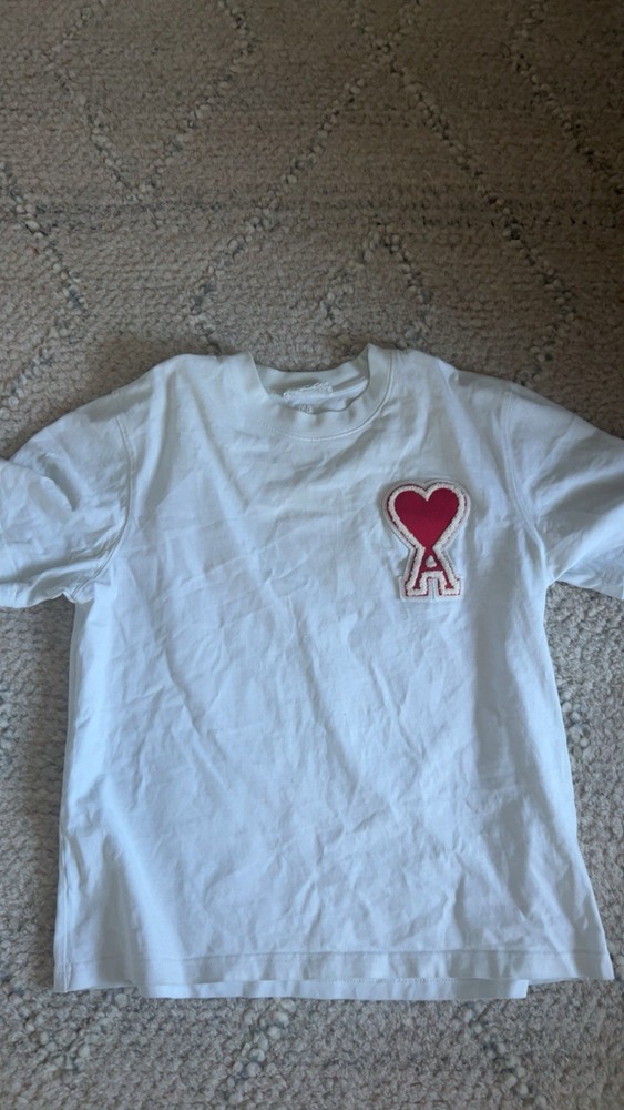 Ami Paris White Mens Shirt Size M