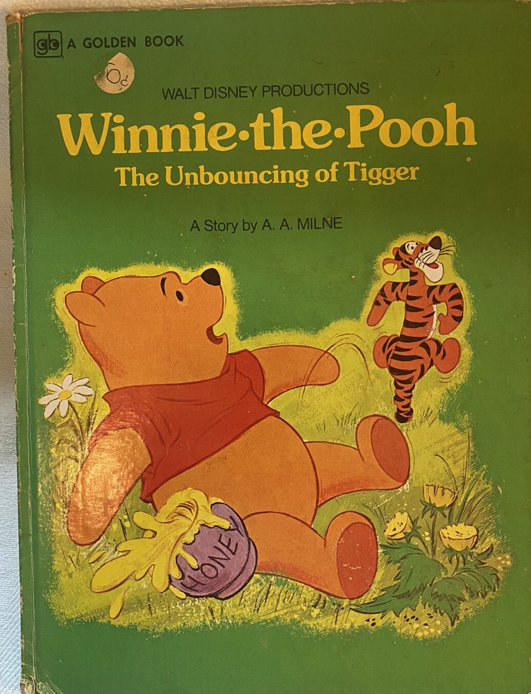 WINNIE-the-POOH THE UNBOUNCING OF TIGGER by A.A. Milne (Free Shipping)