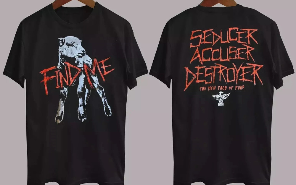 Vtg Bray Wyatt Find Me Shirt Cotton Black Full Size Men Women