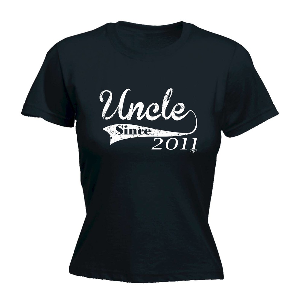 Uncle Since 2011 - Womens T Shirt Funny T-Shirt Novelty gift tshirt