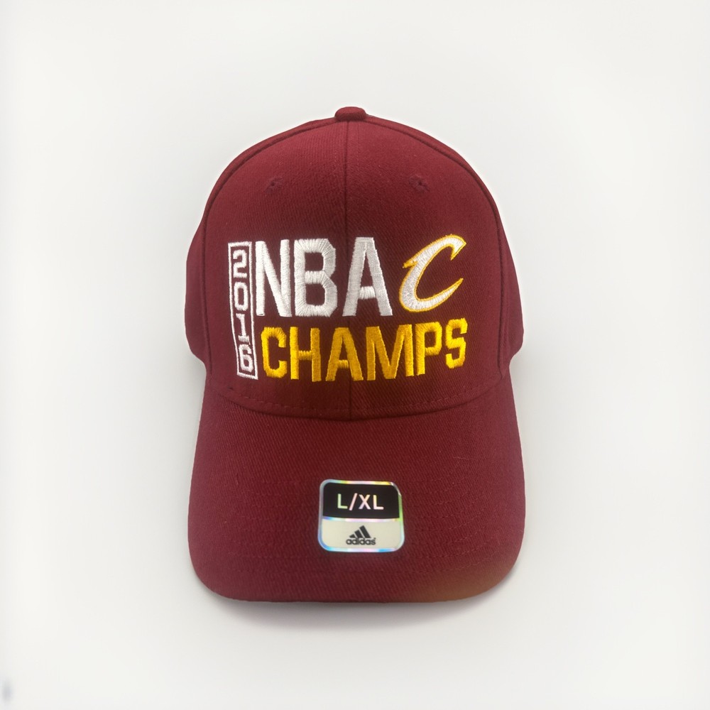 Adidas Maroon Cleveland Cavaliers 2016NBAFinals Champs  hat cap L/XL fitted