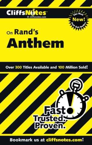 CliffsNotes on Rand's - Paperback, by Bernstein Ph.D. Andrew - Very Good j
