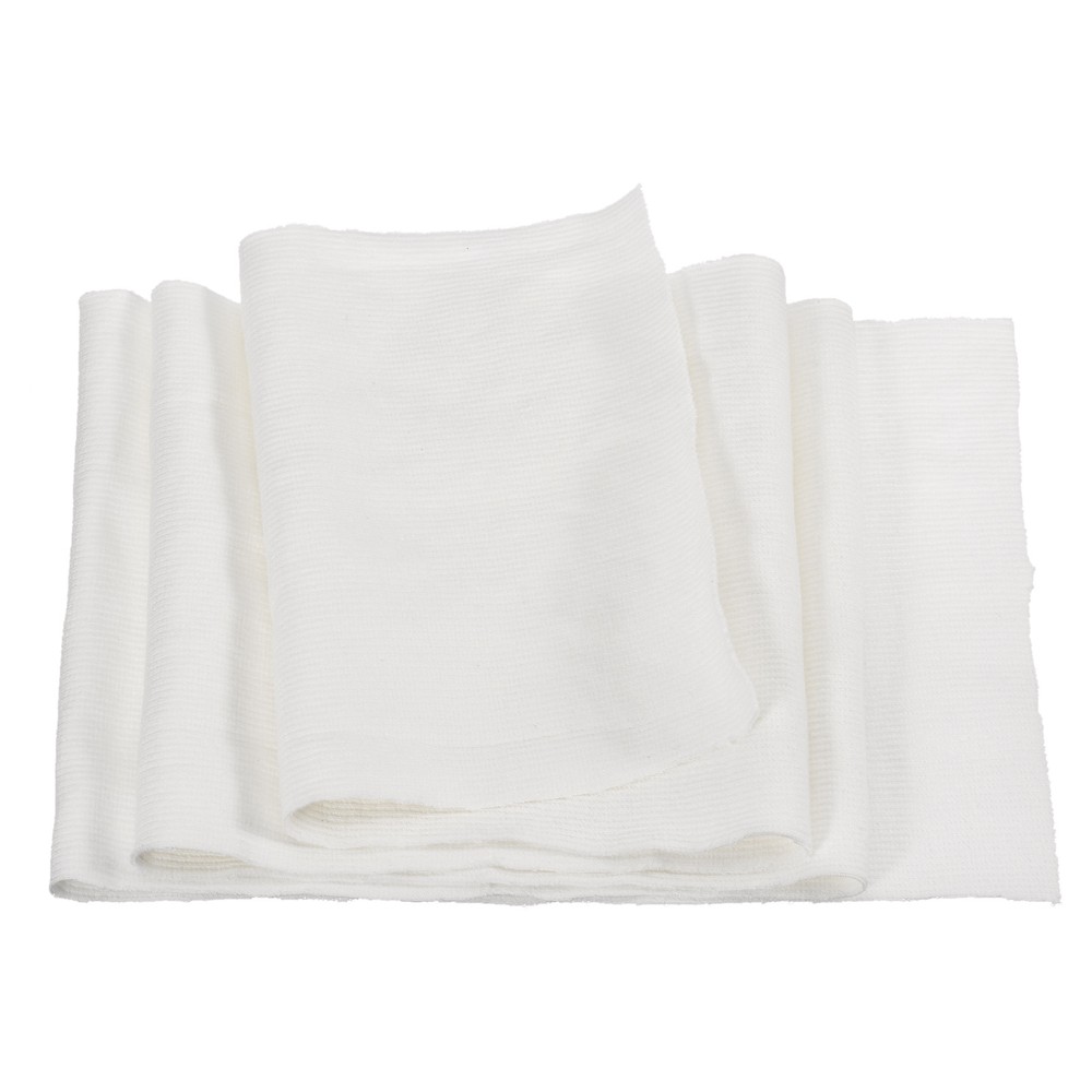 15cmx1m Elastic Cuff Ribbed Trim Cotton Fabric Knit Stretch Band Cream White