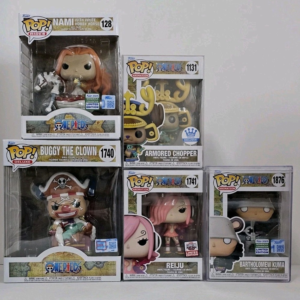 One Piece Funko Pop! Combo - 5 Exclusive and Limited Figures