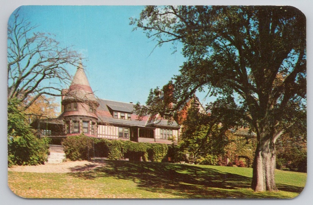 Nurses Home VA Hospital Canandaigua NY Chrome Postcard Dexter Press