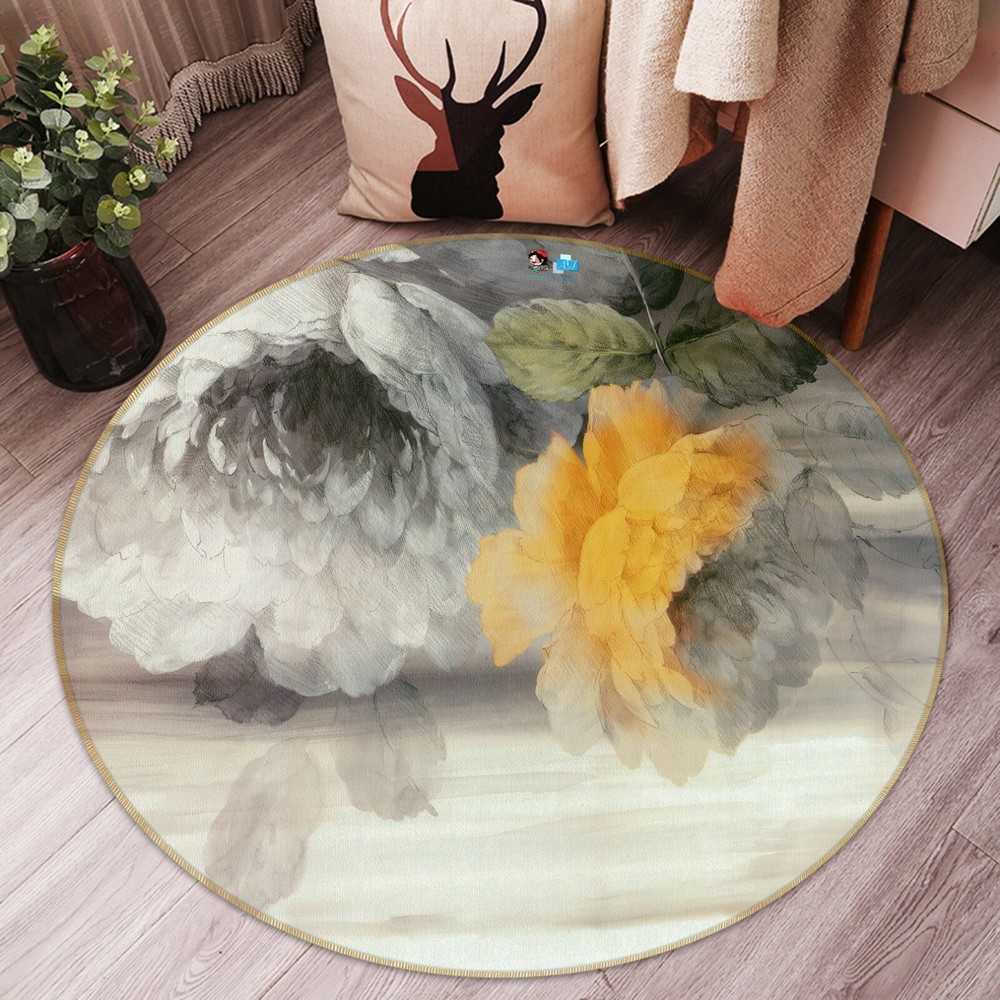 3D Vintage Hand Drawn Flowers NAO3882 Game Rug Mat Elegant Photo Carpet Mat Fay