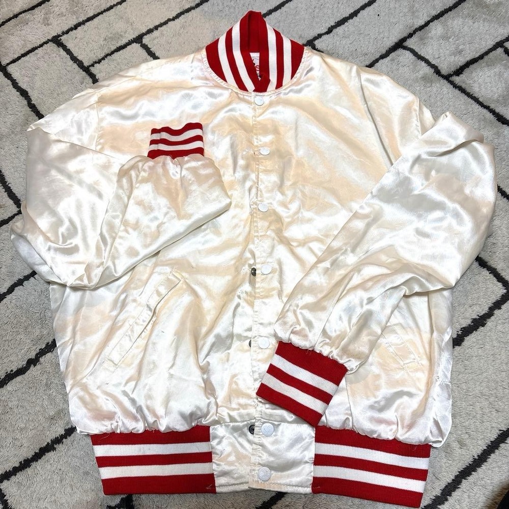 Coca Cola Nylon Jacket 90s Salesman Jumper Vintage USA Made Menswear