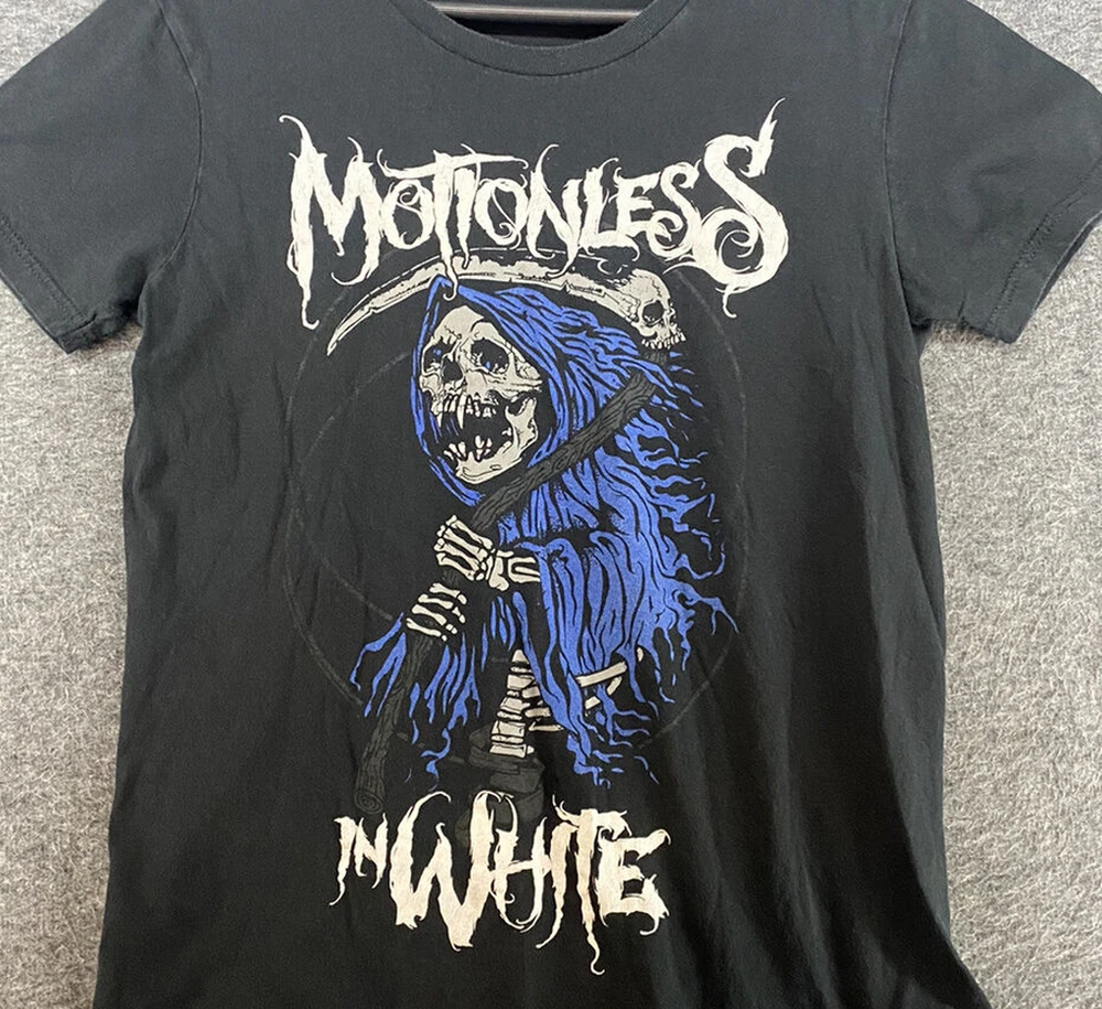 Collection Motionless In White Band Album Cotton Black S-5XL T Shirt SE01