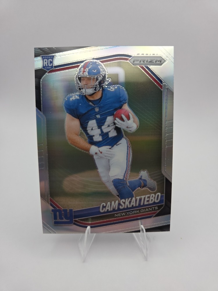 Cam Skattebo Silver Prizm Rookie 2025 Giants