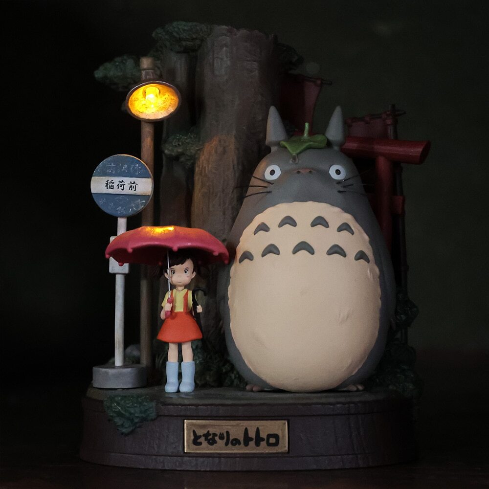 Ghibli Diorama My Neighbor Totoro Light-Up Diorama: Theater Poster Art NEW JAPAN