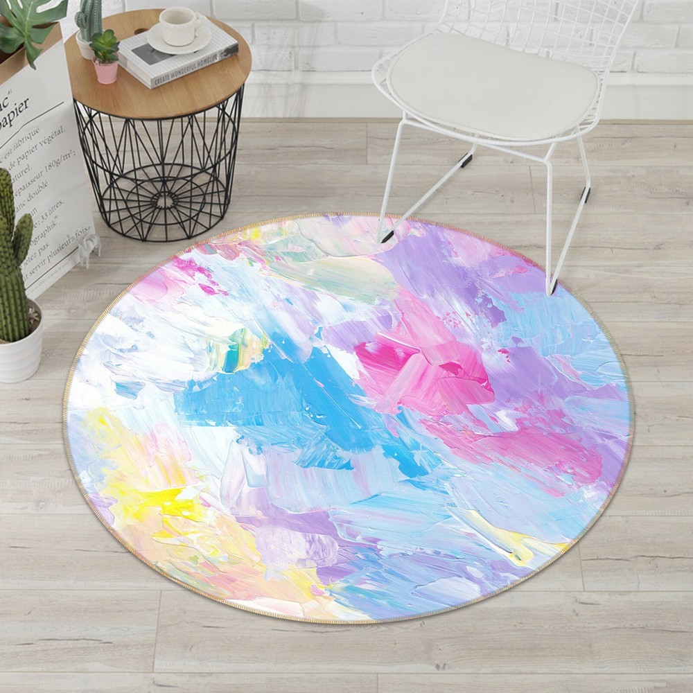 3D Colorful Watercolor NAO5784 Game Rug Mat Elegant Photo Carpet Mat Fay