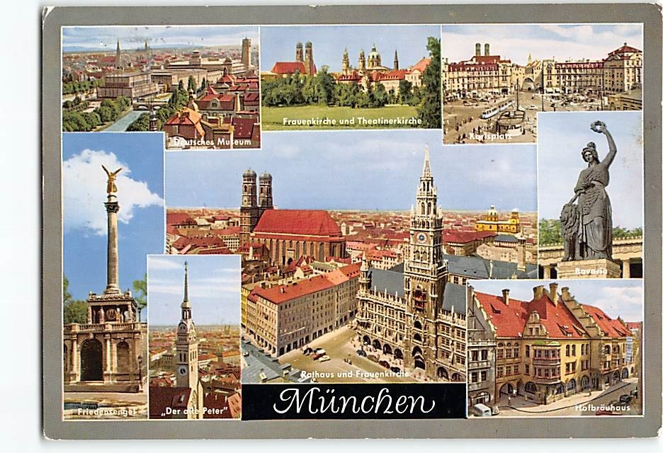 Postcard Munich Germany