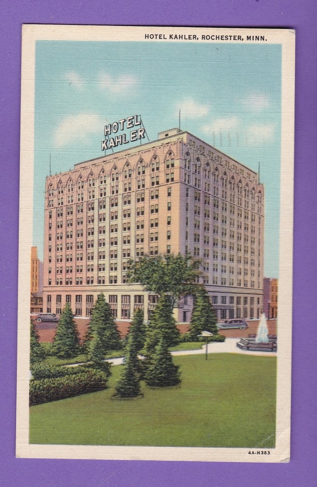 Minnesota - Rochester, Hotel Kahler Postcard  2315