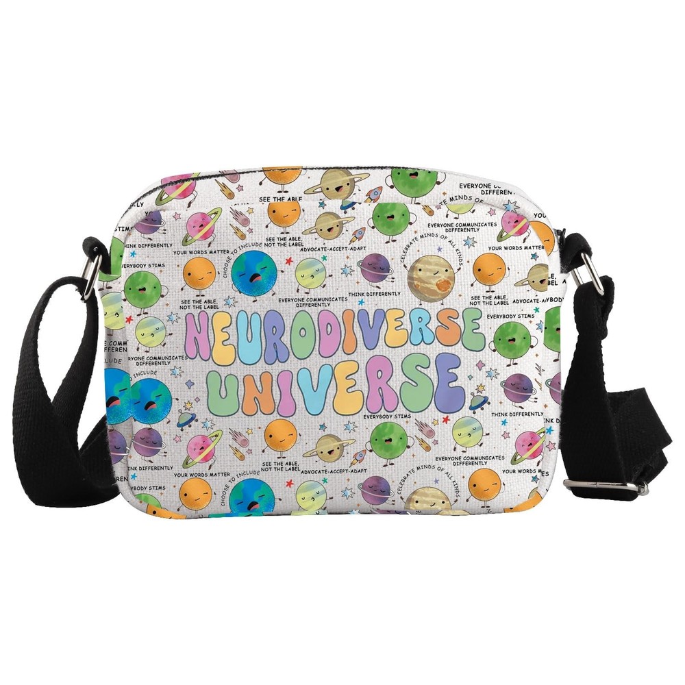 Neurodiverse Universe Crossbody Bag for Autism Awareness & Acceptance