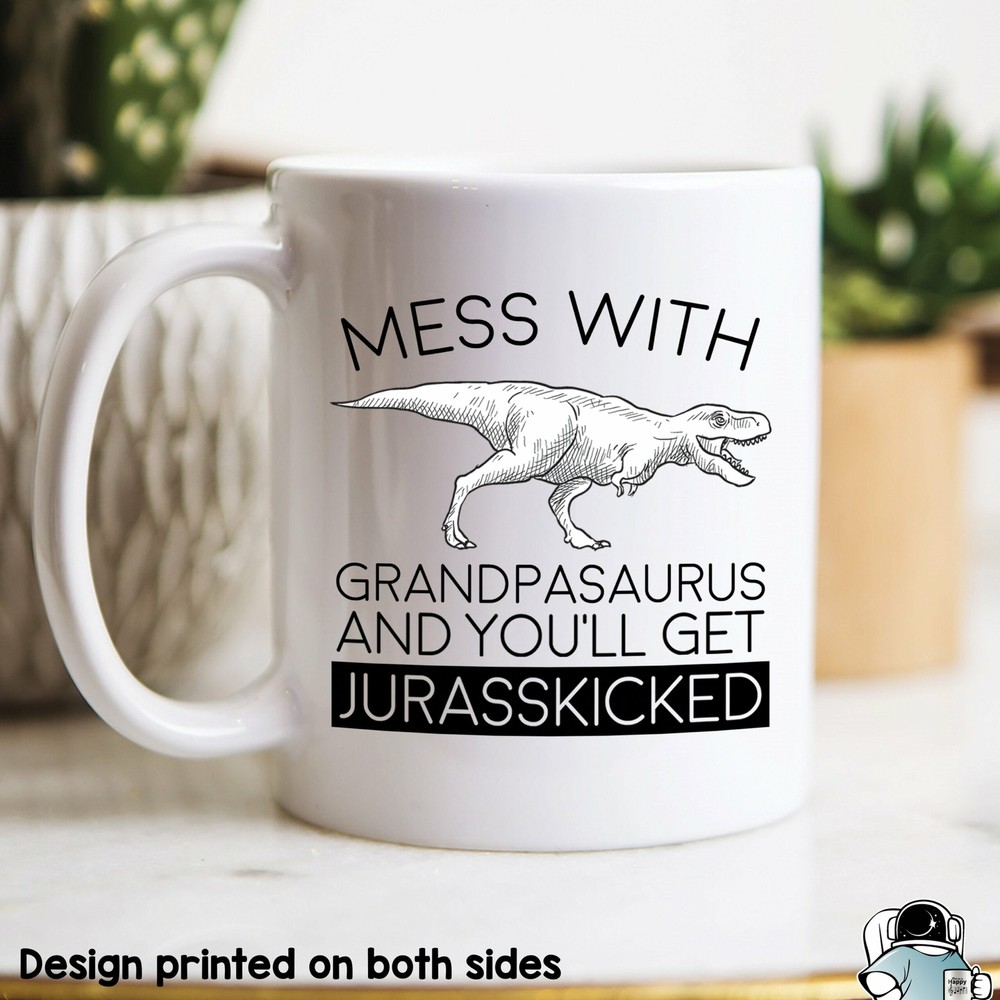 Grandpa Mug • Grandpasaurus Jurasskicked • Grandpa Gift • Grandpa Birthday