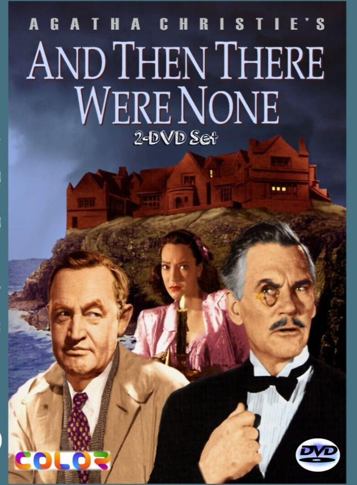 And Then There Were None 1945 2-DVD COLOR B&W Classic Film Noir Murder Mystery