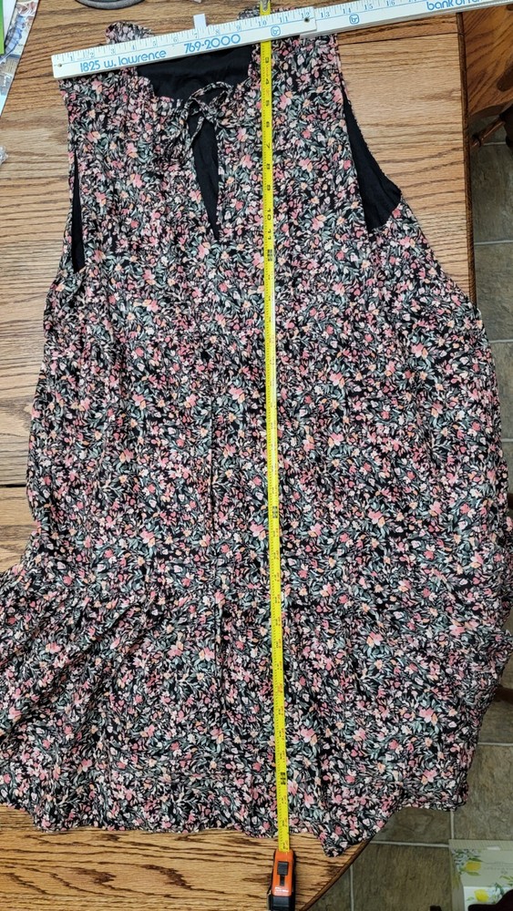 BB Dakota by Steve Madden Ladies Sleeveless Tiered Floral Dress Size Small