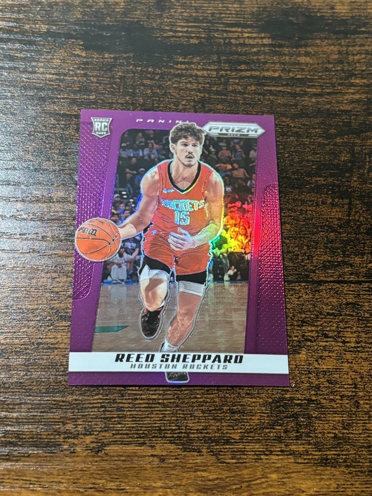 2024-25 Panini Prizm Deca Purple Prizm /99 Reed Sheppard #28 Rookie RC