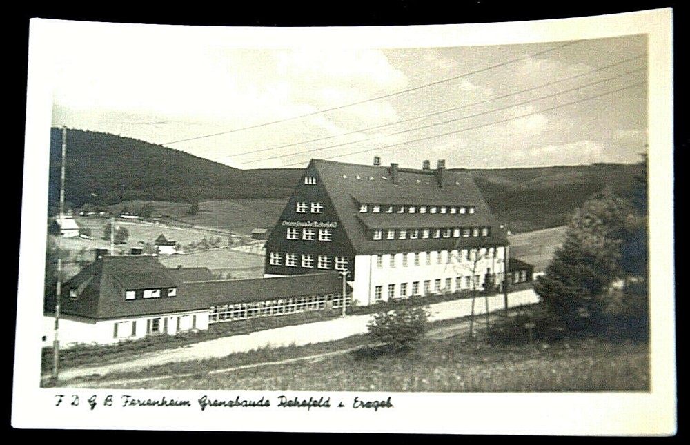 55298 AK FDGB Holiday Home Grenzbaude Rehefeld In The Erzgebirge 1955