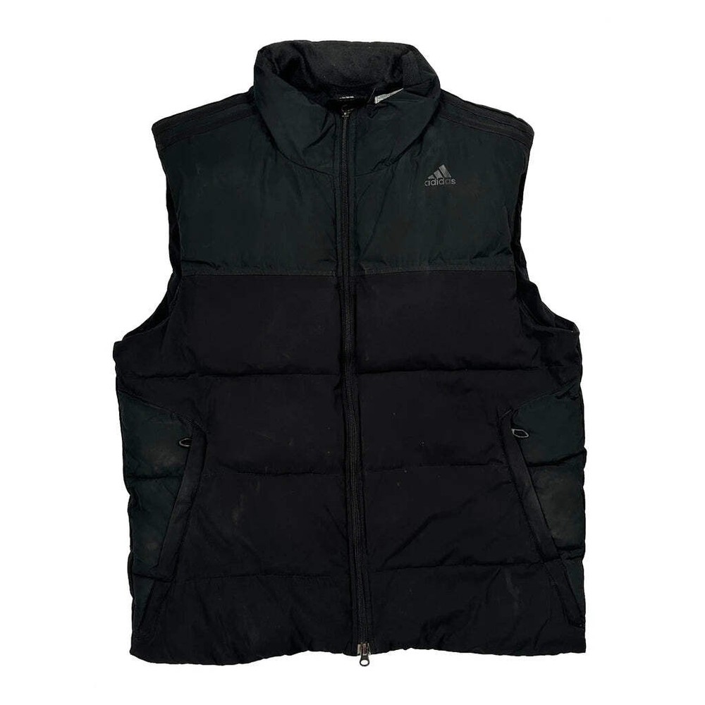Adidas Puffer Vest - Medium Black Polyester