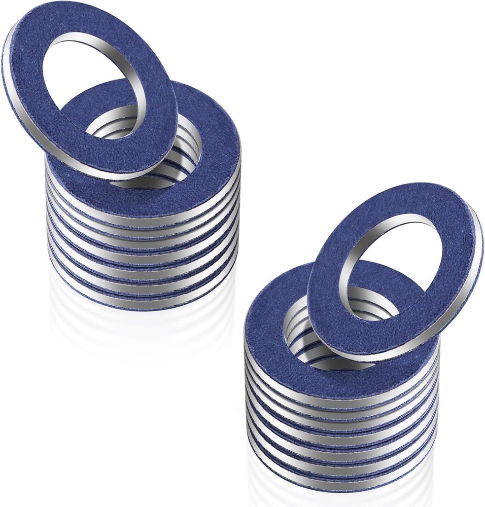 Set of 25 Oil Drain Plug Seal Washer 90430-12031 For Lexus RX350 Toyota Corolla