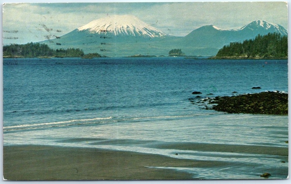 Postcard Mount Edgecumbe Alaska USA North America