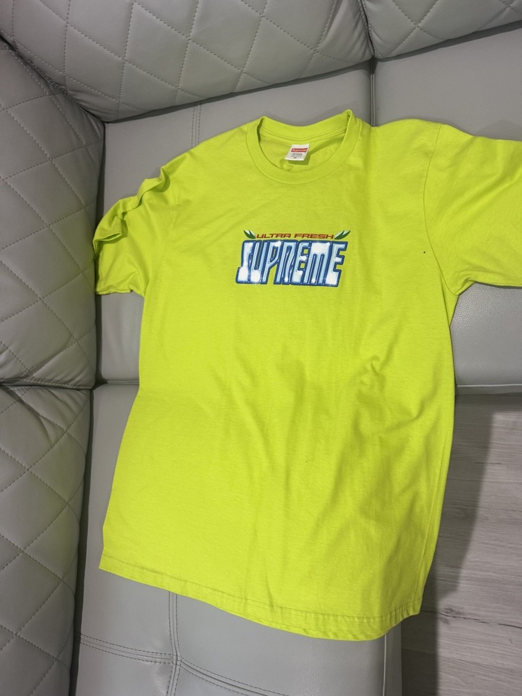 Supreme Ultra Fresh Tee Bright Green size M