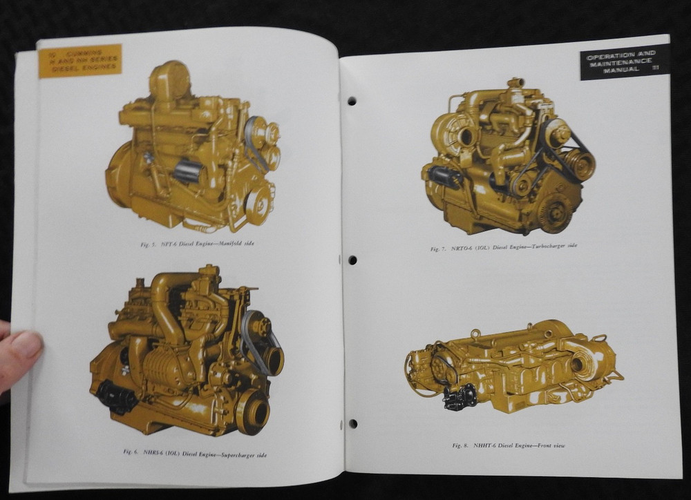 CUMMINS H HS HR HRC HRF HRS NT NTO NHE NRT NFT DIESEL ENGINE Maintenance MANUAL
