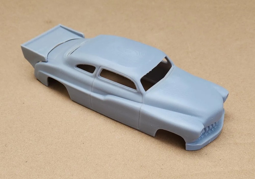 ABS-LIKE RESIN 3D PRINTED 1/25 1949 MERCURY CUSTOM PRO MOD BODY