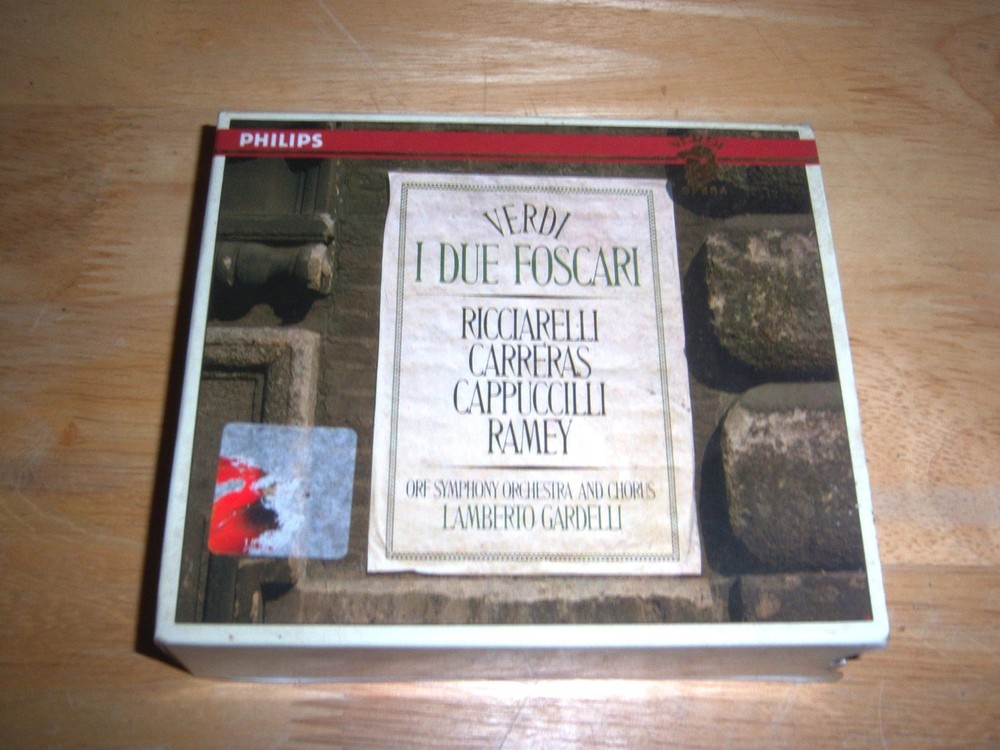 Jose Carreras; Katia Ricciarelli; , Verdi: I Due Foscari, audioCD