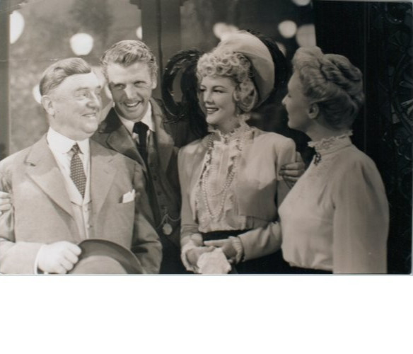 Betty Grable Dan Dailey William Frawley Photo 5.875 x 3.75 Mother Wore Tights