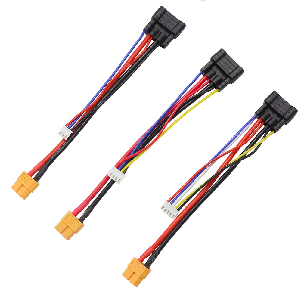 4S/3S/2S Lipo Battery Bullet Connector Cable Adapter for Traxxas XT60