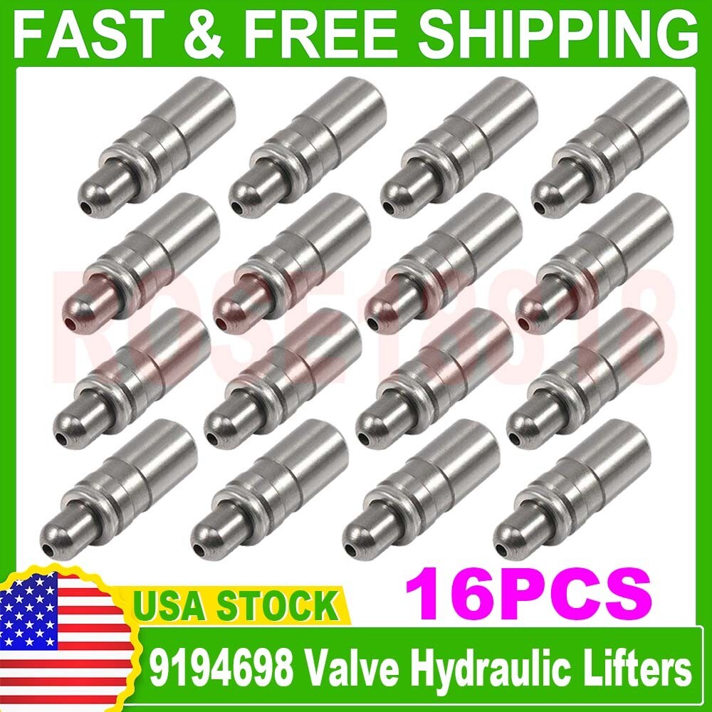 16X Valve Lifters 9194698 for Buick Chevy Pontiac Saturn 1.9L 2.0L 2.2L 2.4L NEW