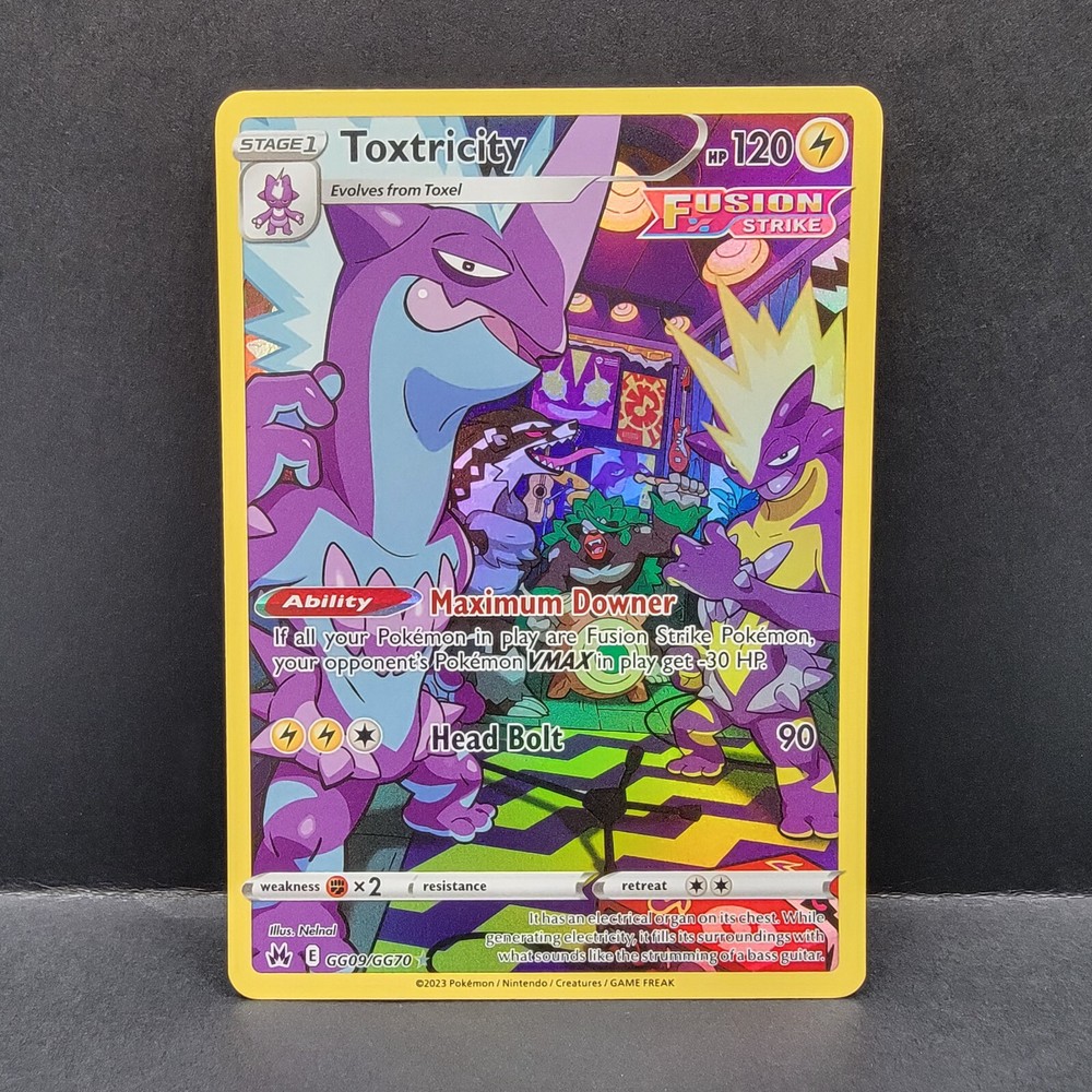 Toxtricity GG09 GG70 Crown Zenith Galarian Gallery Ultra Rare Pokemon Card