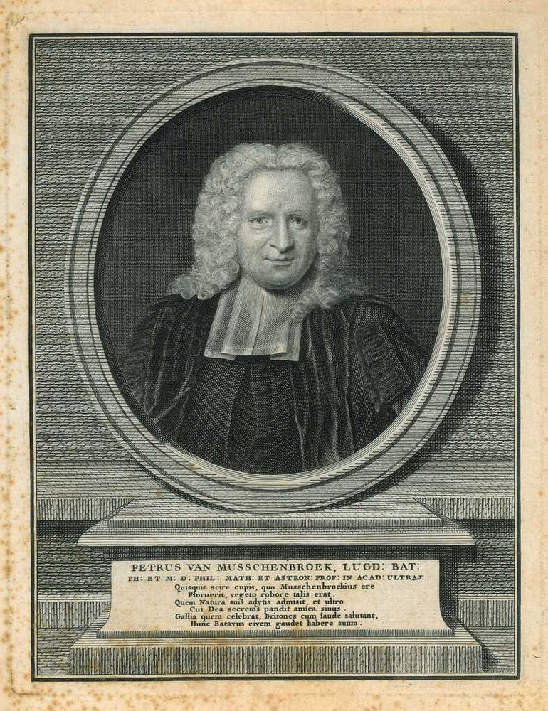 Portrait of Pieter van Musschenbroek