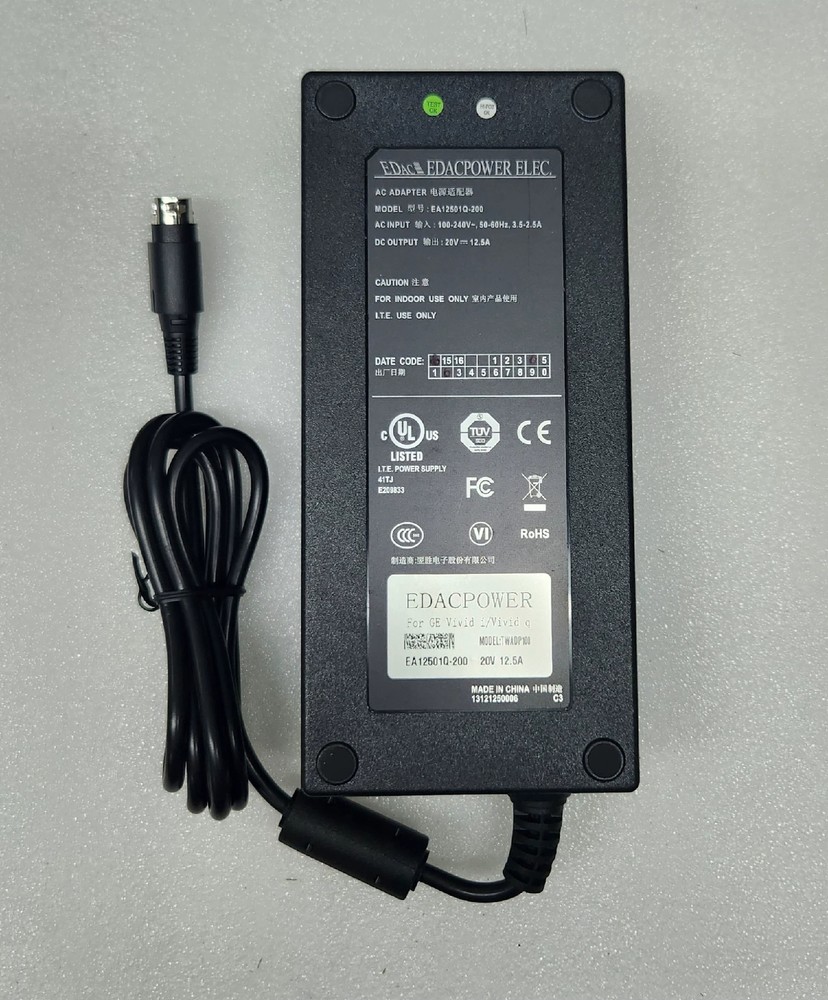 Adapter for GE vivid i,vivid q Machine Power Supply Charger