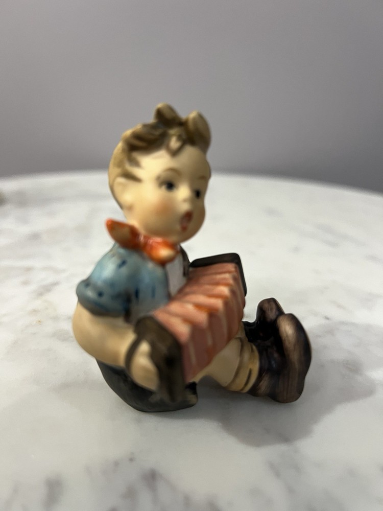 Vintage Hummel Figurine Boy with Accordian