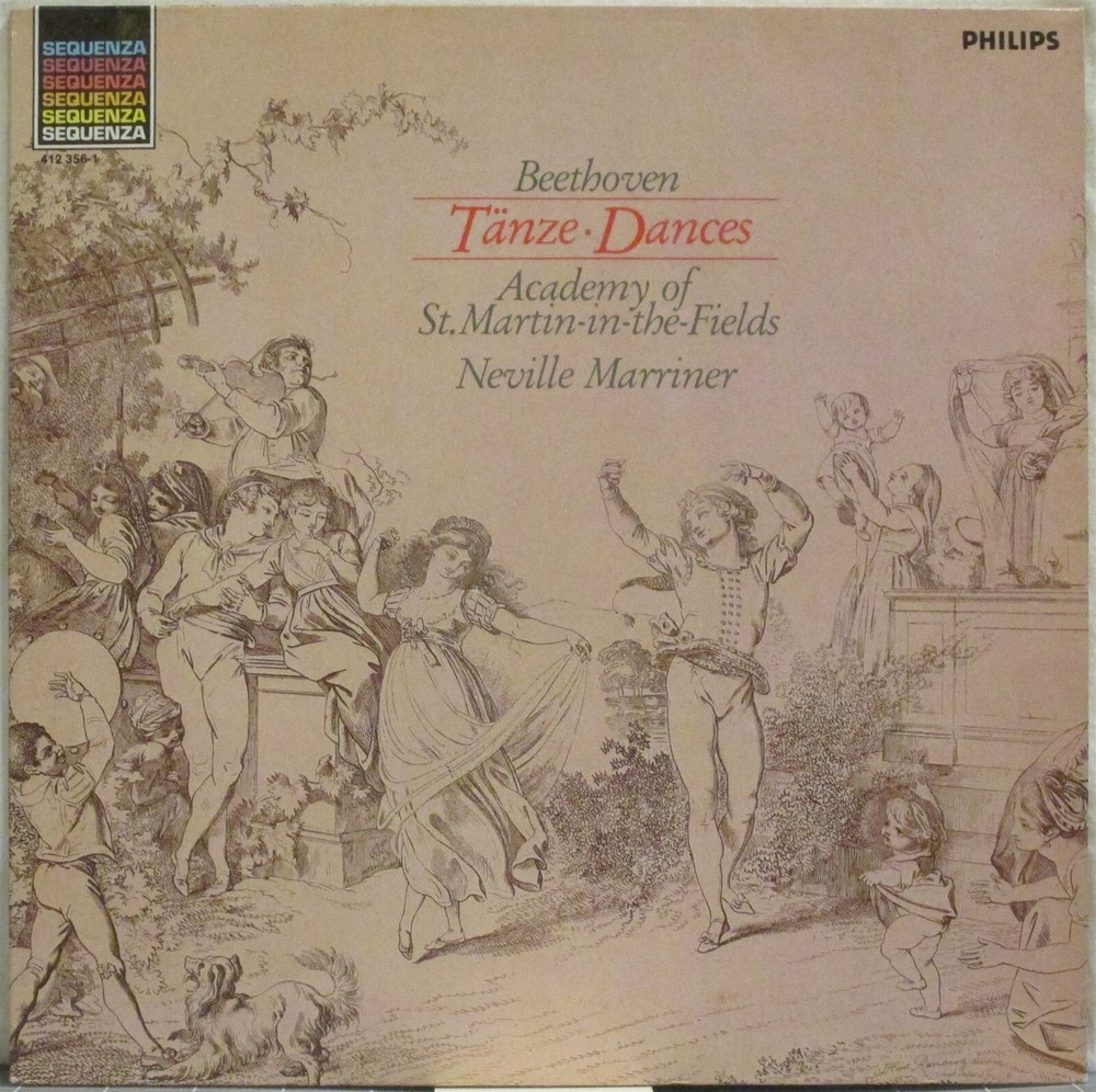 BEETHOVEN Dances (Tanze) LP Academy of St. Martin-in-the-Fields NEVILLE MARRINER-image