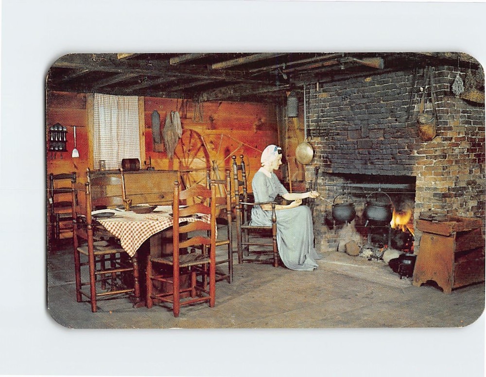 Postcard Plympton House Greenfield VIllage Dearborn Michigan USA