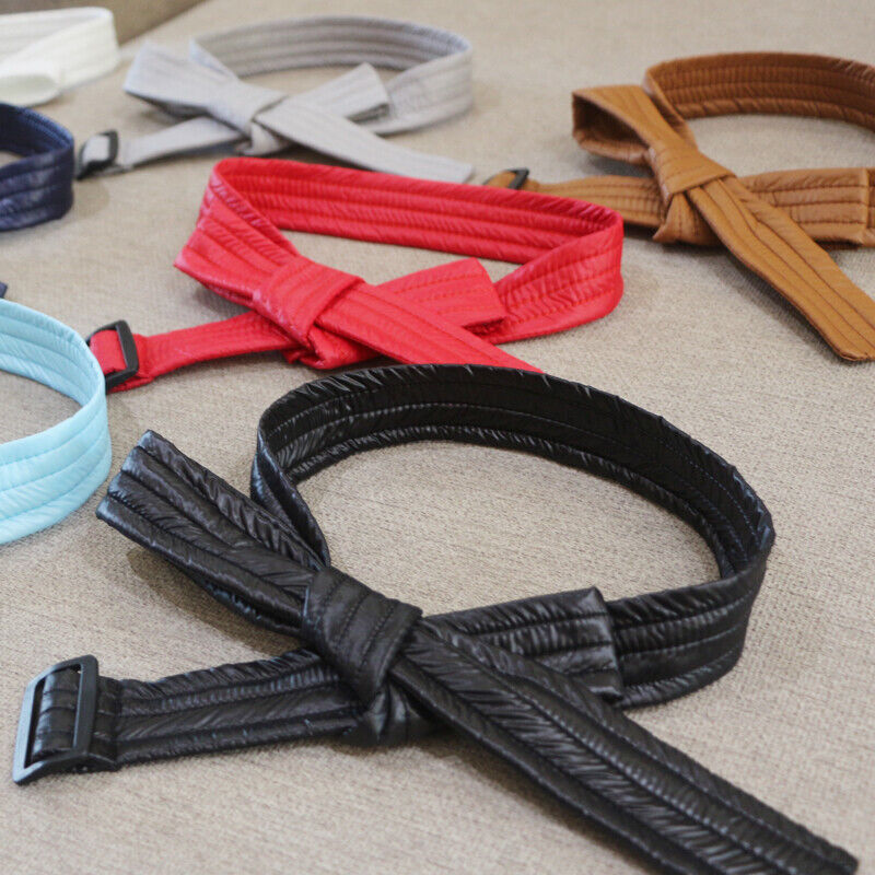 4X180cm Fabric Belt For Women Puffer Coat With Buckle Quilted Waistband Decor