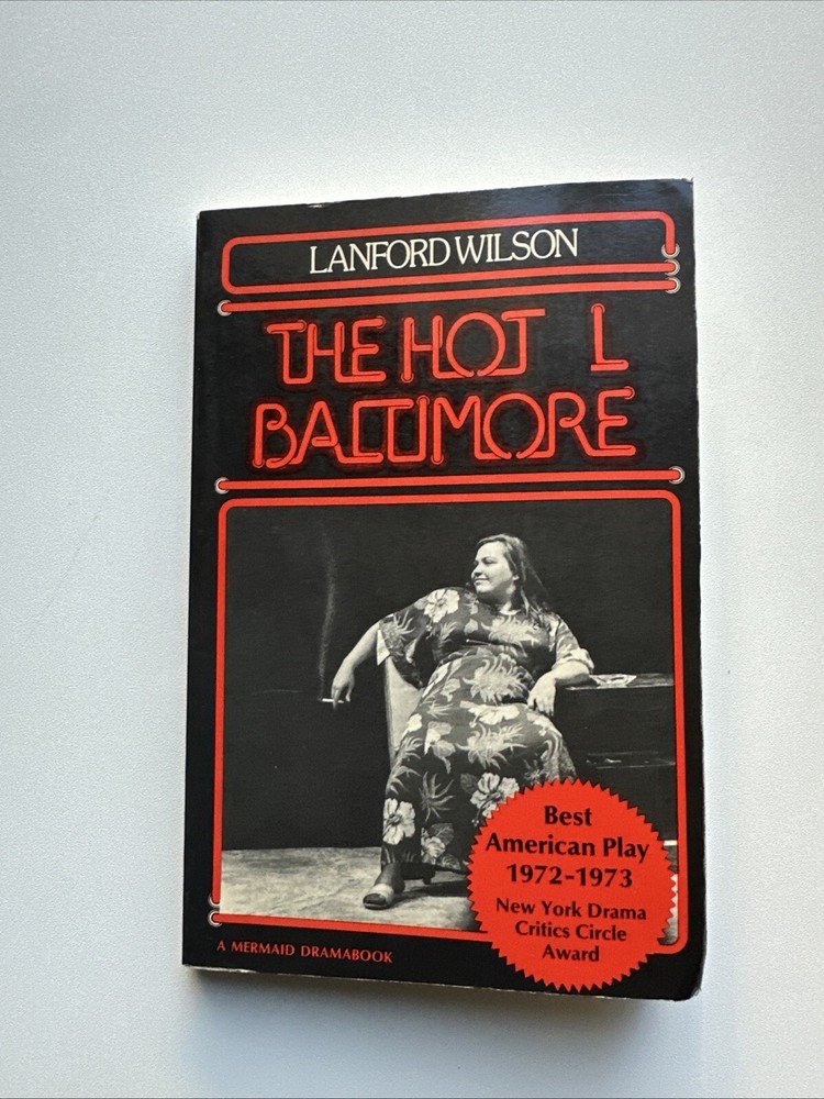 Lanford Wilson THE HOT L BALTIMORE  Book Club Edition 1973 Paperback vintage