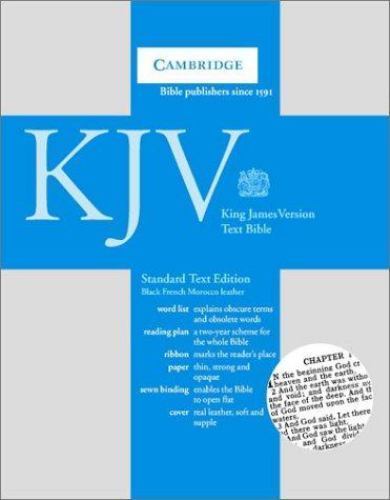 KJV Standard Text Edition (Black French Morocco Leather) n/a leather_bound Coll