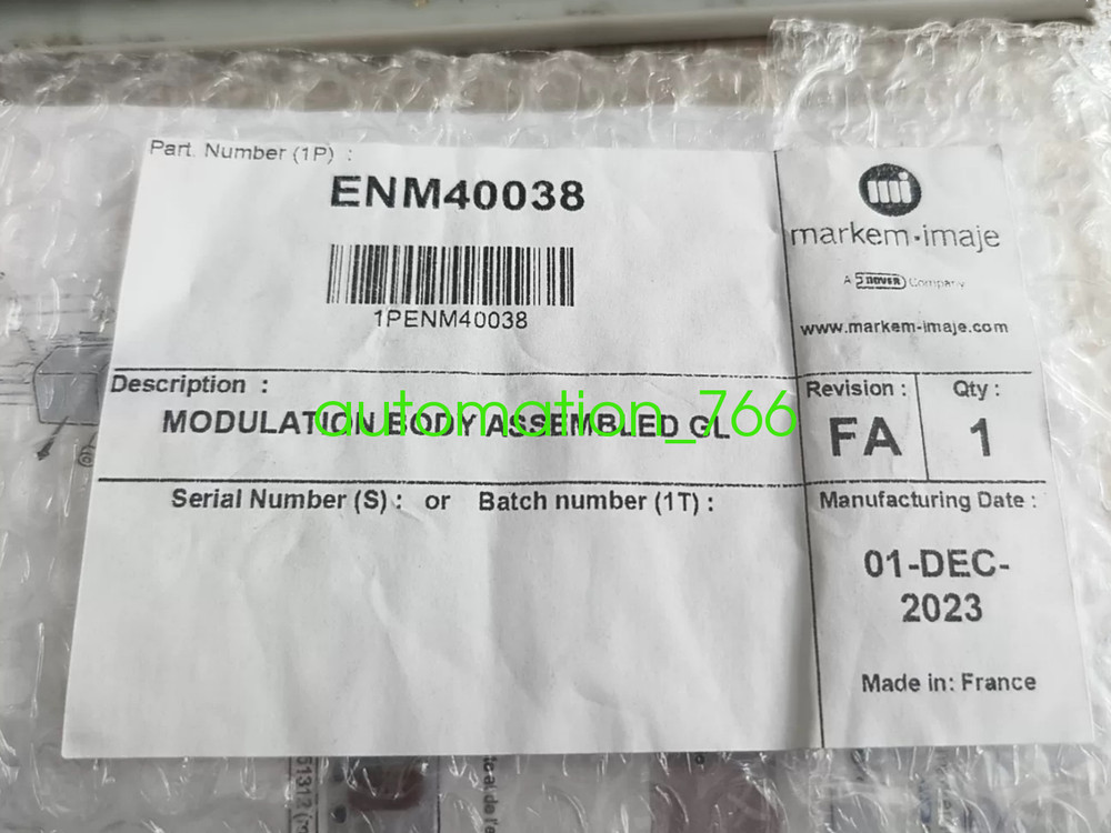 1PC Brand New Markem-imaje ENM40038 Encoder Nozzle Via DHL or Fedex