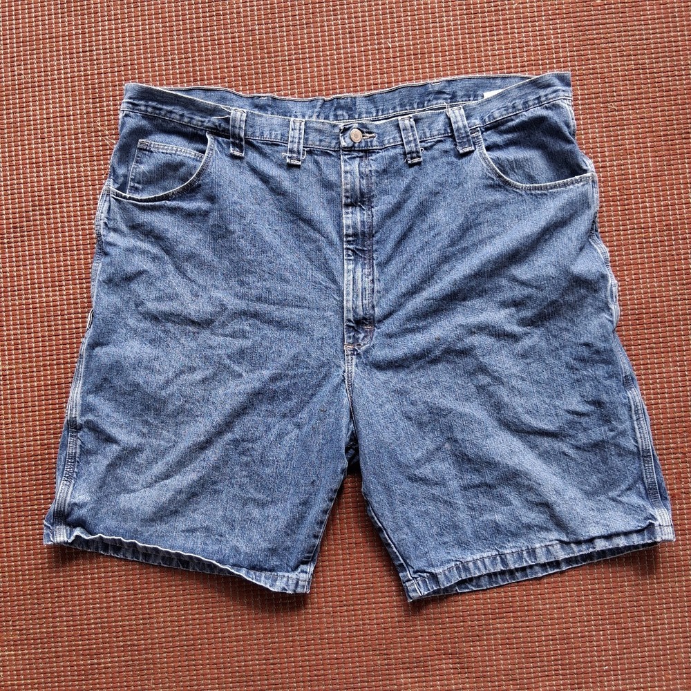 Wrangler Jean Shorts Men 46 Carpenter Jorts Baggy Y2K Skater Work Wear