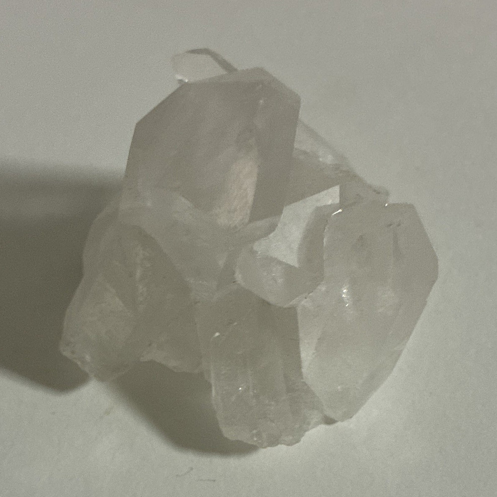 Clear/White Quartz Crystal Cluster Mineral Specimen Display Piece
