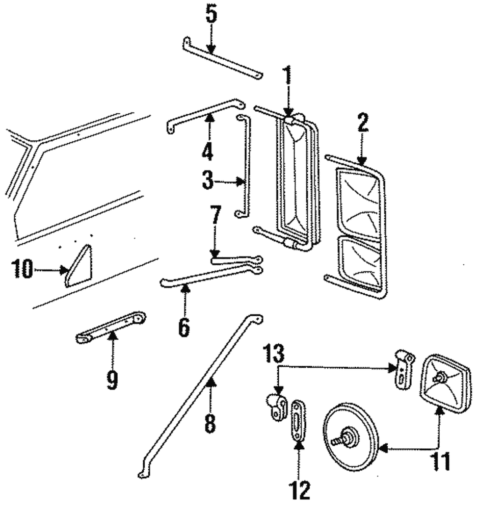 Genuine GM Mirror 14016682