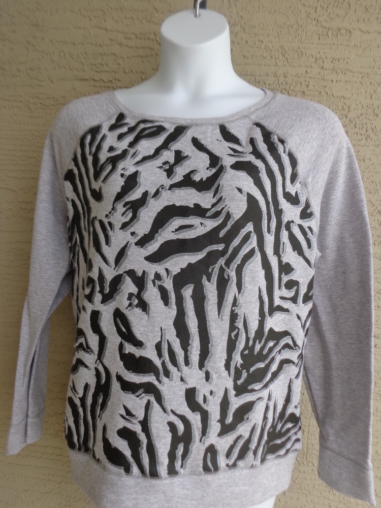 New Just My Size 5X Sweatshirt  Glitzy Graphic 50/50 Blend Cozy Lighter Weight