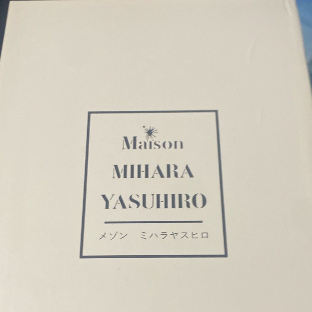 Maison Mihara Yasuhiro Black White Lace-Up Canvas Low Top Sneakers