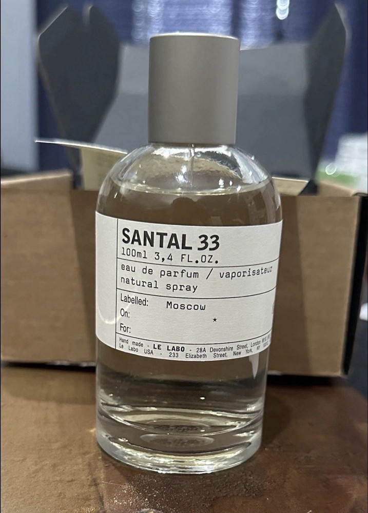 Santal 33 by Le Labo for Unisex Eau de Parfum Spray 3.4 Oz / 100 ML